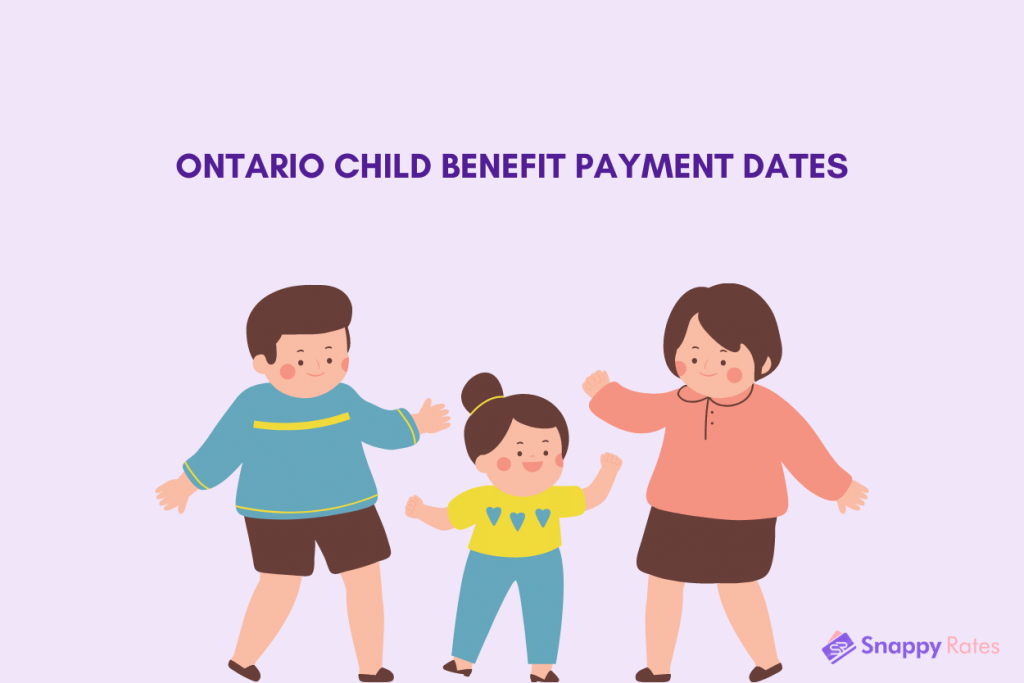 Ontario Child Benefit Payment Dates