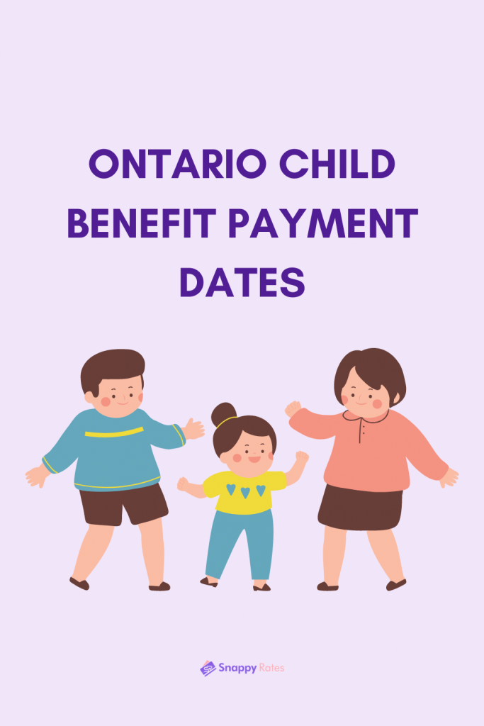 Ontario Child Benefit Payment Dates1