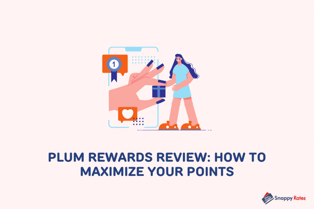 image showing a woman being rewarded using plum rewards