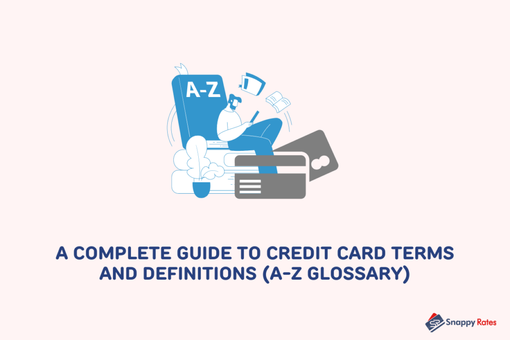 image showing a man reading credit card terms