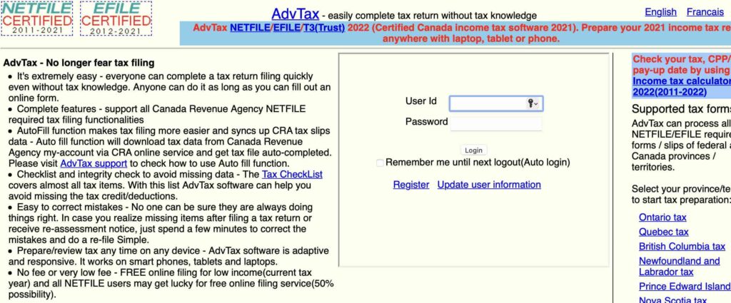 image showing advtax free tax software