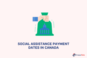 image showing icon of social assistance and texts telling something about social assistance payment dates