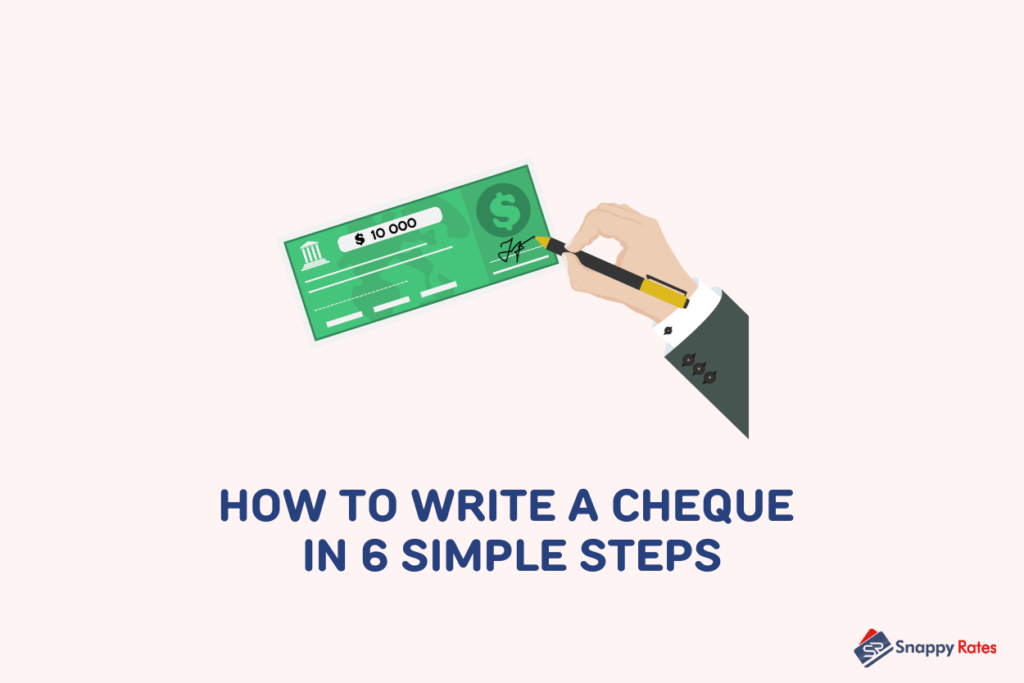 image showing an icon on how to write a cheque