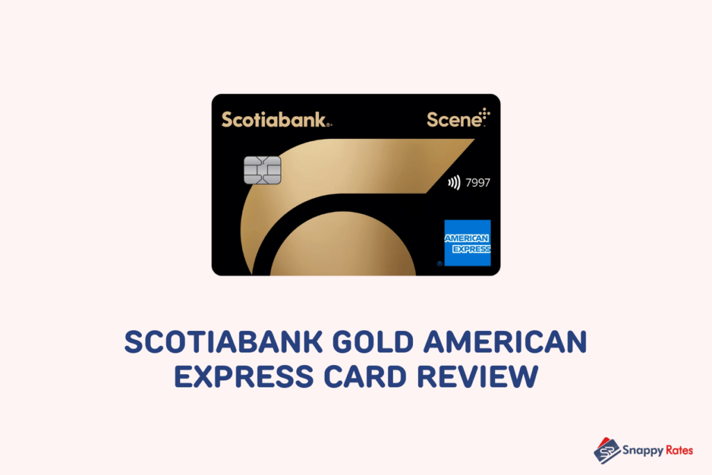 image showing a scotiabank gold american express card