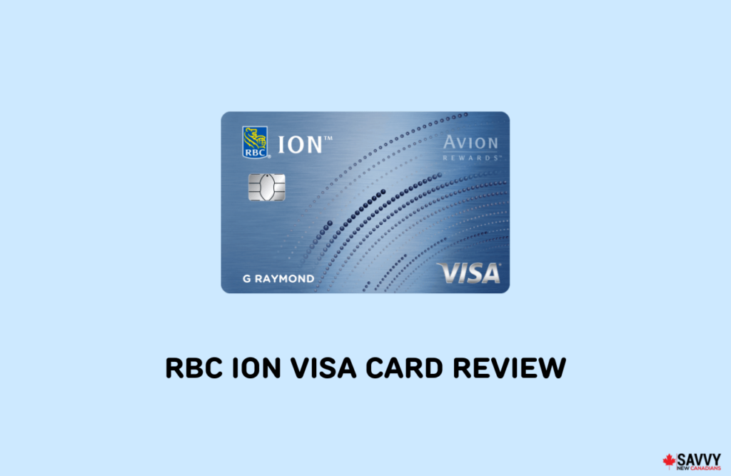 image showing rbc ion visa card