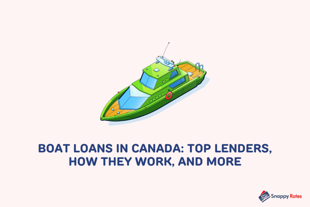 image showing an icon of a boat and text providing boat loans in canada