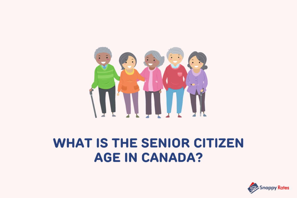 image showing illustration of senior citizen age in canada